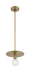 Nuvo Lighting - 60-7242 - One Light Mini Pendant - Bizet - Vintage Brass
