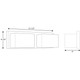 Ace Led Two Light Bath (P2143-2030K9)
