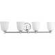 Progress Lighting - P300060-015 - Four Light Bath - Topsail - Polished Chrome