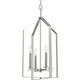 Progress Lighting - P500432-009 - Four Light Foyer Pendant - Vertex - Brushed Nickel