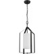 Progress Lighting - P500433-31M - One Light Foyer Pendant - Vertex - Matte Black