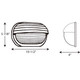 Polycarbonate Outdoor One Light Wall Lantern (5706)