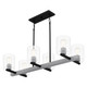 Caldwell Six Light Linear Chandelier (CDW13)