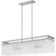 Quoizel - CMI438BN - Four Light Linear Chandelier - Camilla - Brushed Nickel