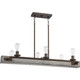 Melville Six Light Linear Chandelier (MVL64)