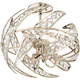 Crescent Four Light Semi-Flush Mount (PCCN1718PK)