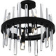 Regal Eight Light Semi Flush Mount (PCRGL1716MBK)