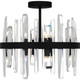 Regal Eight Light Semi Flush Mount (PCRGL1716MBK)