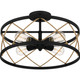 Quoizel Semi-Flush Mount Four Light Semi-Flush Mount (QSF5632MBK)