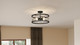 Quoizel Semi-Flush Mount Four Light Semi-Flush Mount (QSF5632MBK)