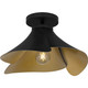 Quoizel Semi-Flush Mount One Light Semi Flush Mount (QSF6747MBK)