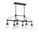 Lakewood Six Light Linear Chandelier (1-1833-6-89)