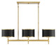 Delphi Three Light Linear Chandelier (1-187-3-143)