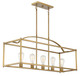 Palladian Five Light Linear Chandelier (1-190-5-322)
