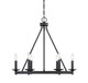 Savoy House - 1-307-6-89 - Six Light Chandelier - Middleton - Matte Black