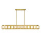 Gideon Eight Light Linear Chandelier (1-3165-8-322)