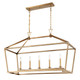 Townsend Five Light Linear Chandelier (1-424-5-322)