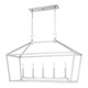 Townsend Five Light Linear Chandelier (1-424-5-SN)