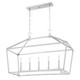 Townsend Five Light Linear Chandelier (1-424-5-SN)