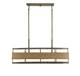 Arcadia Four Light Linear Chandelier (1-7770-4-177)