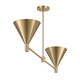 Pharos Two Light Linear Chandelier (1-8005-2-127)