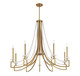 Helen Nine Light Chandelier (1-8805-9-322)