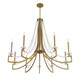 Helen Nine Light Chandelier (1-8805-9-322)