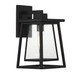 Denver One Light Outdoor Wall Lantern (5-2021-BK)