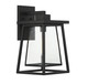 Denver One Light Outdoor Wall Lantern (5-2022-BK)