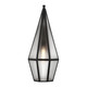 Peninsula One Light Outdoor Wall Lantern (5-708-BK)