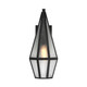 Peninsula One Light Outdoor Wall Lantern (5-709-BK)