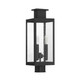 Ascott Three Light Outdoor Post Lantern (5-828-BK)
