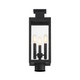 Ascott Three Light Outdoor Post Lantern (5-828-BK)