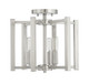Benson Three Light Semi-Flush Mount (6-7702-3-SN)