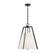 Savoy House - 7-1875-3-89 - Three Light Pendant - Mansfield - Matte Black