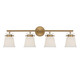 Savoy House - 8-1627-4-322 - Four Light Bathroom Vanity - Kaden - Warm Brass