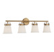 Kaden Four Light Bathroom Vanity (8-1627-4-322)