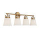 Kaden Four Light Bathroom Vanity (8-1627-4-322)