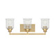 Hampton Three Light Bath Bar (8-1972-3-322)