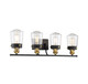 Macauley Four Light Bath Bar (8-2069-4-51)