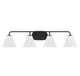 Blair Four Light Bathroom Vanity (8-2988-4-BK)
