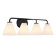 Blair Four Light Bathroom Vanity (8-2988-4-BK)