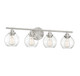 Carson Four Light Bath Bar in Satin Nickel (51-8-4050-4-SN)