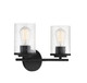Marshall Two Light Bath Bar (8-8020-2-BK)