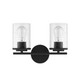 Marshall Two Light Bath Bar (8-8020-2-BK)