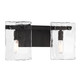 Genry Two Light Bathroom Vanity (8-8204-2-BK)