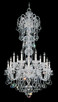 Schonbek - 6817-40R - 14 Light Chandelier - Olde World - Polished Silver