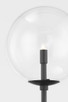 Madrid One Light Wall Sconce (B8201-SBK)