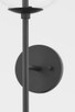 Madrid One Light Wall Sconce (B8201-SBK)