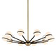 Troy Lighting - F5306-TBZ/BBA - Ten Light Chandelier - Ace - Textured Bronze Brushed Brass